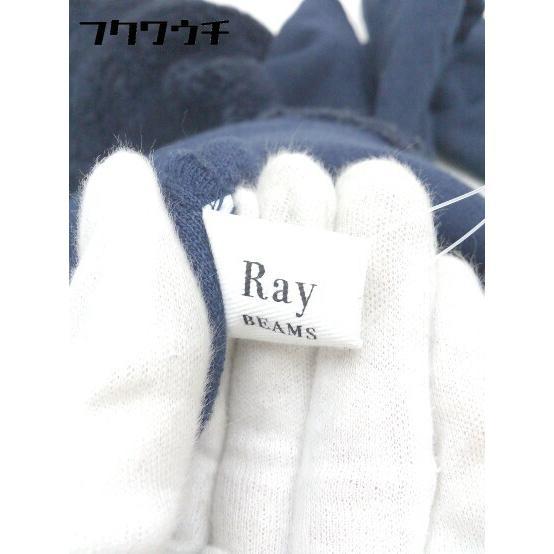 ◇ Ray BEAMS レイ ビームス ハイネック 長袖 カットソー ネイビー レディース_画像4