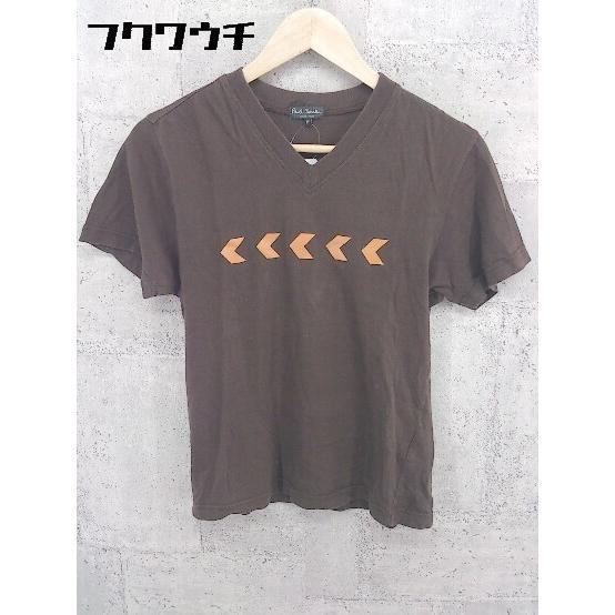 ◇ Paul Smith ポール スミス 半袖 Tシャツ カットソー Fサイズ ブラウン レディース_画像2