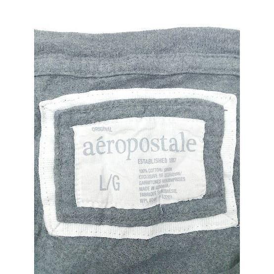 ◇ AEROPOSTALE エアロポステール 長袖 Tシャツ カットソー L/G グレー レディース_画像4