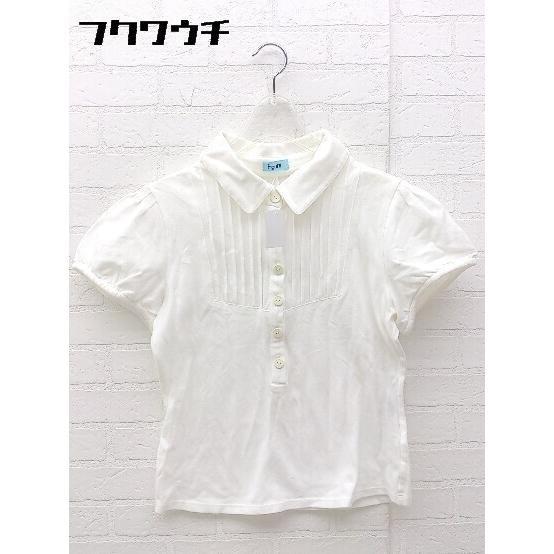 ◇ FguRL エフガール 半袖 ポロシャツ サイズS ホワイト レディース_画像2