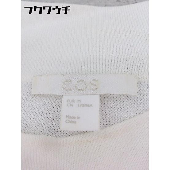 ◇ COS コス ペプラム 長袖 薄手 ニット セーター M ホワイト * 1002799862134_画像4