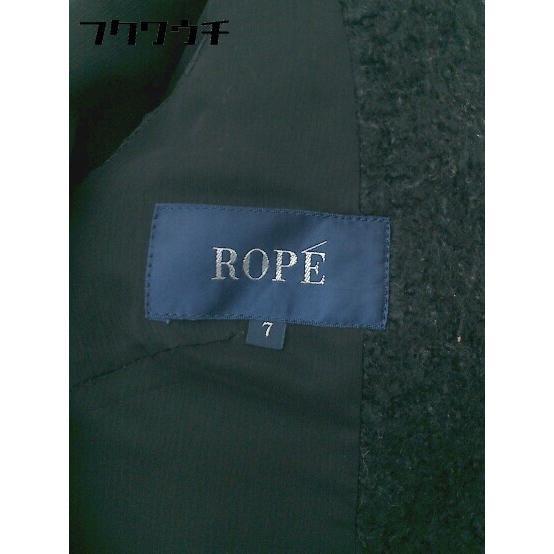 ◇ ROPE ロペ 長袖 ノーカラー ジャケット 7 ブラック * 1002799846080_画像4