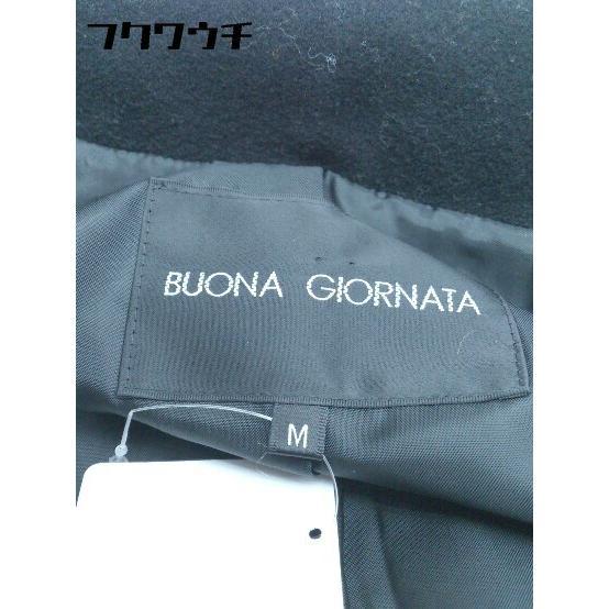 ■ BUONA GIORNATA ボナジョルナータ ダブル ウール コート サイズM ブラック レディース_画像4