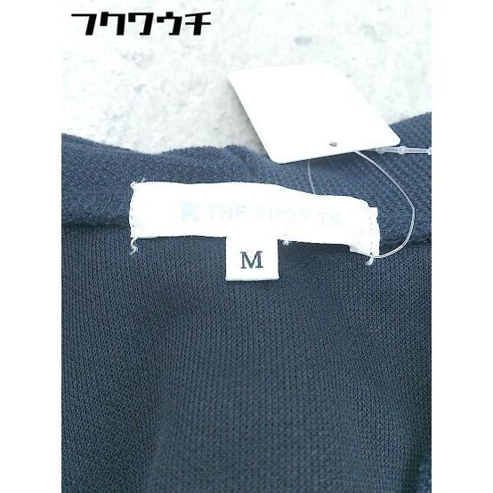 ◇ THE SHOP TK ザショップティーケー 長袖 コート サイズM ネイビー レディース_画像4