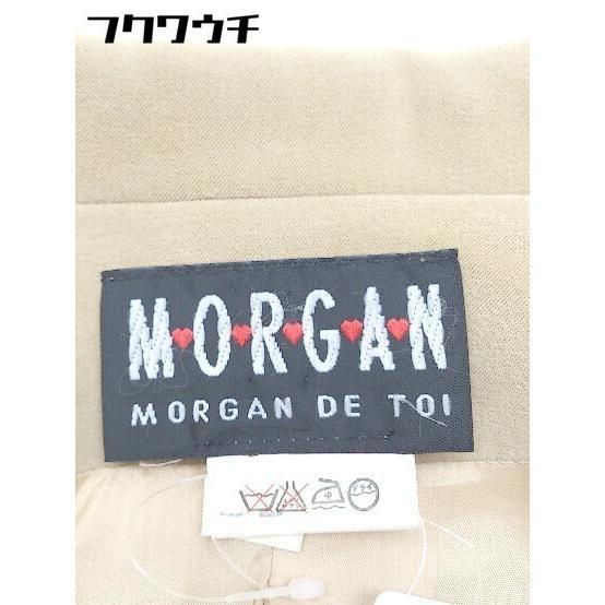 ■ MORGAN モルガン 長袖 コート ベージュ レディース_画像4