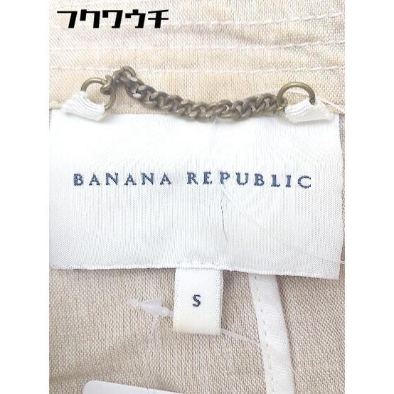 ◇ BANANA REPUBLIC バナナリパブリック リネン混 長袖 ジャケット サイズS ベージュ レディース_画像5