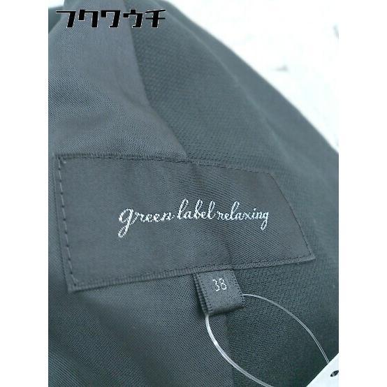 ◇ green label relaxing UNITED ARROWS 1B シングル 長袖 テーラード ジャケット サイズ38 ブラック レディース_画像5