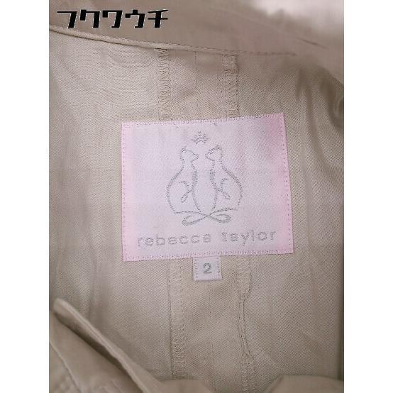 * rebecca taylor Rebecca Taylor длинный рукав пальто размер 2 бежевый женский 