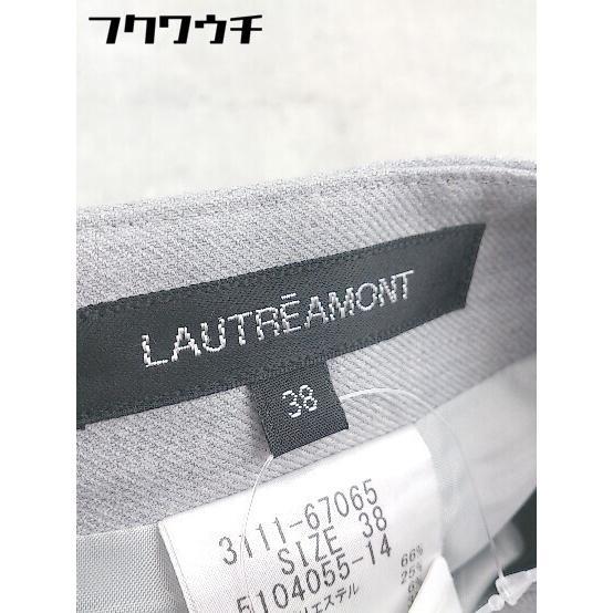 ◇ LAUTREAMONT ロートレアモン 膝下丈 スカート サイズ38 グレー レディース_画像4