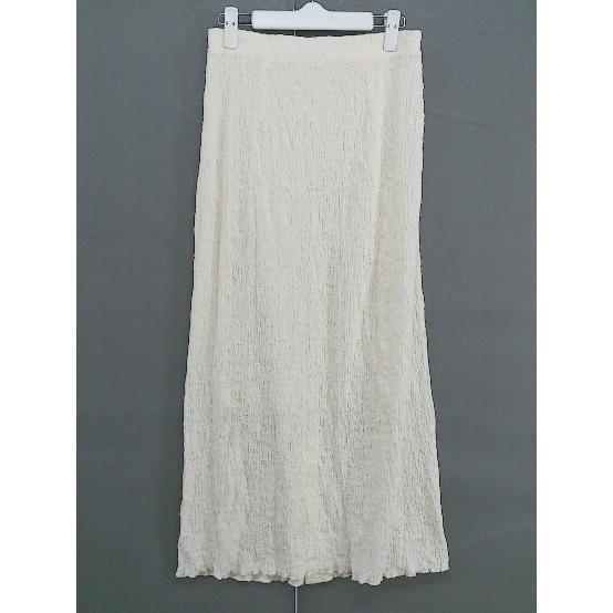 * natural couture NICE CLAUP длинный тугой narrow юбка размер F оттенок белого женский 