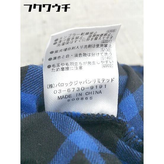 ◇ SLY スライ チェック 長袖 シャツ FREE ブルー ブラック レディース_画像6