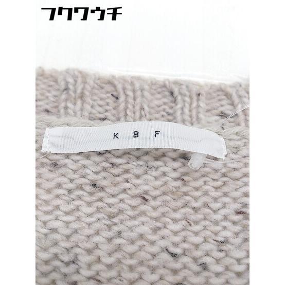 * KBFke- Be efURBAN RESEARCH длинный рукав вязаный свитер размер One оттенок бежевого женский 