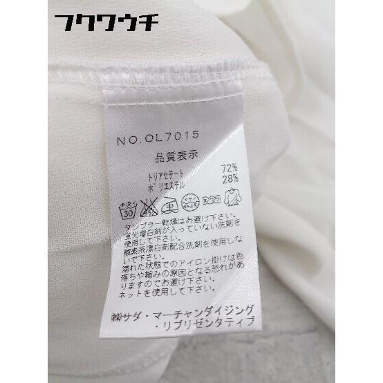 ◇ MAKER'S SHIRT KAMAKURA 鎌倉シャツ 長袖 ブラウス カットソー サイズ11 オフホワイト レディース_画像5