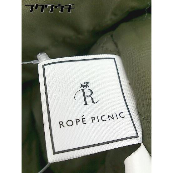■ ROPE PICNIC ロペピクニック 長袖 ジャケット サイズF カーキ レディース_画像4