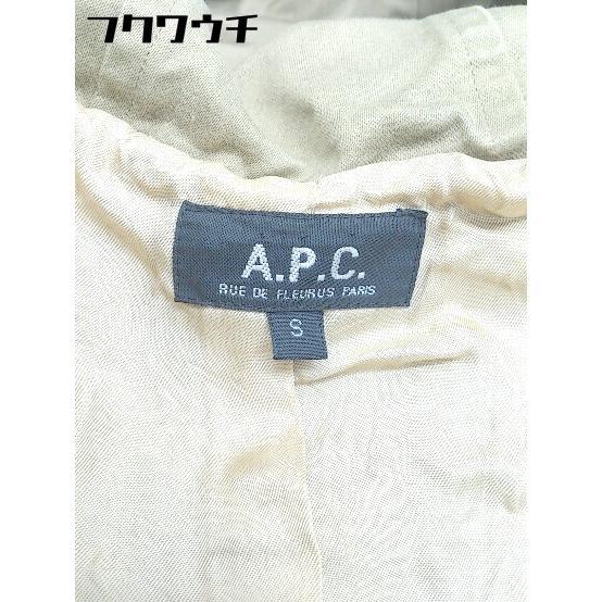 ■ A.P.C. アー ペー セー 長袖 コート サイズS ブラウン系 レディース_画像4