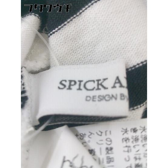 ◇ Spick & Span スピック＆スパン ボーダー 長袖 カットソー ホワイト ブラック レディース_画像4