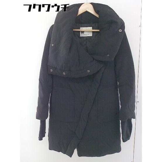 ■ SLY スライ 長袖 ダウン ジャケット コート サイズ2 ブラック レディース_画像2