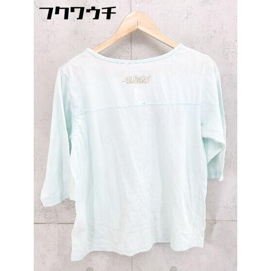 ◇ X-girl エックスガール 長袖 Tシャツ カットソー サイズ2 グリーン系 レディース_画像3