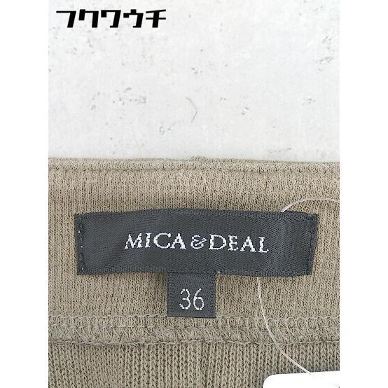 ◇ MICA & DEAL マイカ＆ディール Vネック 長袖 Tシャツ カットソー サイズ36 ブラウン系 レディース_画像4