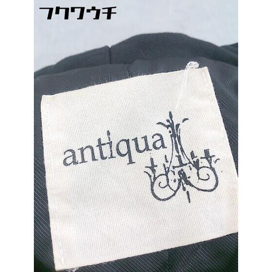 ■ antiqua アンティカ 長袖 中綿コート サイズM ブラック レディースの画像4