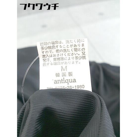 ■ antiqua アンティカ 長袖 中綿コート サイズM ブラック レディースの画像5