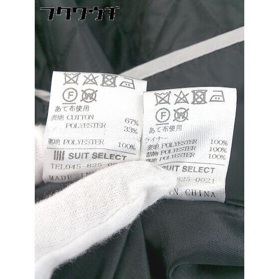 ■ ◎ SUIT SELECT スーツセレクト ライナー付 長袖 トレンチ コート サイズ11 ブラック レディース_画像6