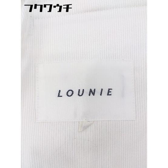 ◇ LOUNIE ルーニィ 七分袖 テーラード ジャケット サイズ40 アイボリー系 レディース_画像5