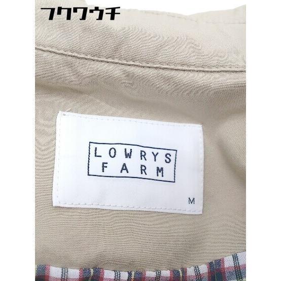 ◇ LOWRYS FARM ローリーズファーム 長袖 ステンカラー コート サイズM ベージュ系 レディース_画像4