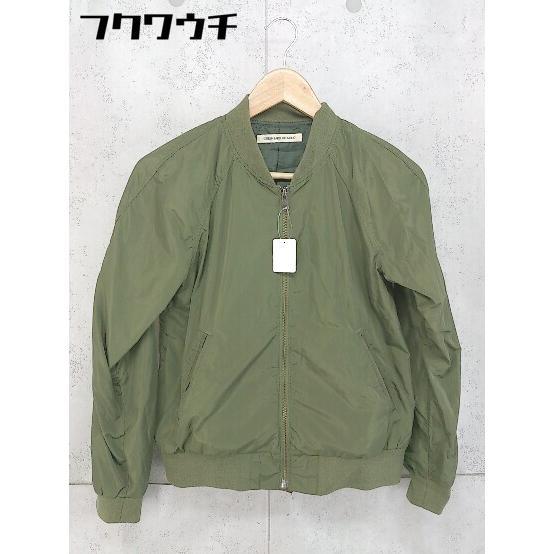 ◇ green label relaxing グリーンレーベル UNITED ARROWS ジップアップ 長袖 ジャケット サイズ38 カーキ レディース_画像2