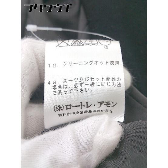 ◇ LAUTREAMONT ロートレアモン 長袖 テーラード ジャケット サイズ38 ブラック レディース_画像6