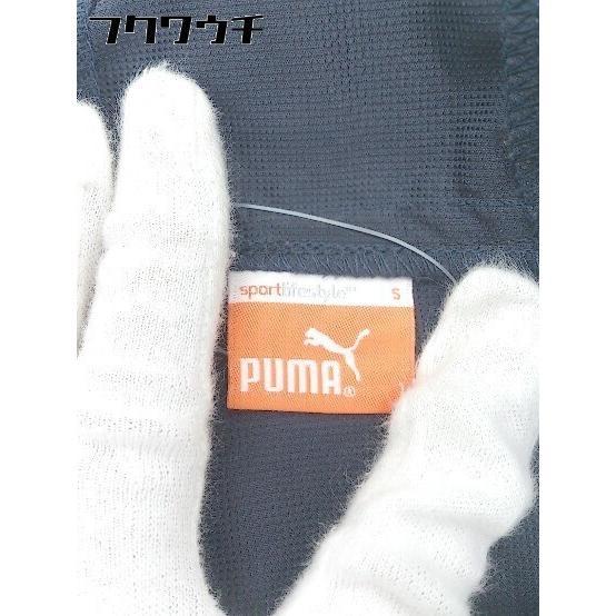 ◇ PUMA プーマ シャカシャカ 長袖 ジップアップ パーカー サイズS ネイビー ホワイト ピンク レディース_画像4