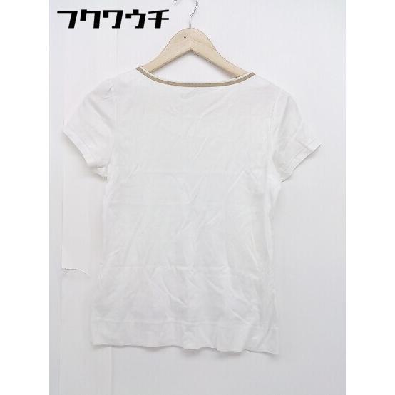 ◇ AMACA アマカ 半袖 Tシャツ カットソー サイズ38 ホワイト レディース_画像3