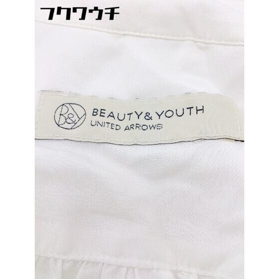 ◇ BEAUTY&YOUTH ビューティ&ユース UNITED ARROWS 長袖 シャツ ホワイト レディース_画像4