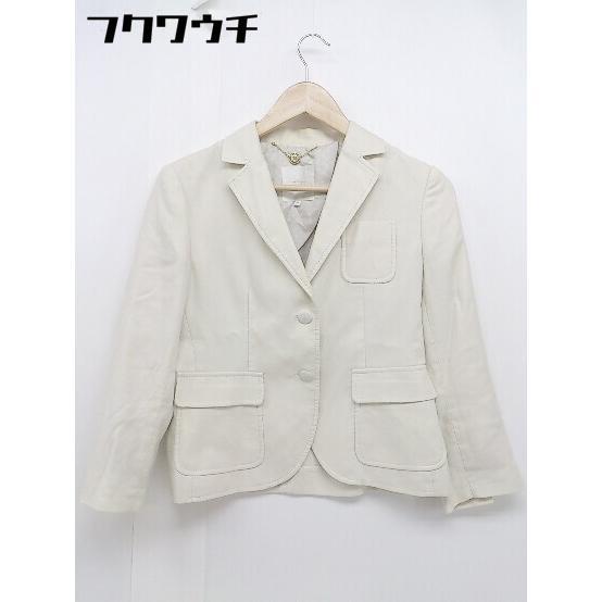 * KUMIKYOKUk Miki .k 7 минут рукав tailored jacket размер 2 "теплый" белый женский 
