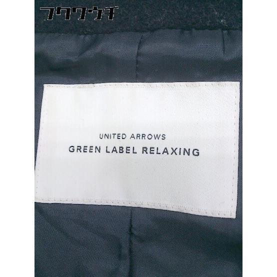 ■ green label relaxing グリーンレーベル UNITED ARROWS 長袖 コート サイズ38 ネイビー レディース_画像4