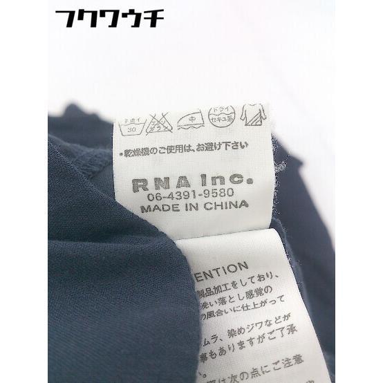 * RNAa-ruene- oversize long sleeve shirt size M navy lady's 