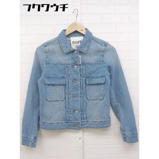 * ROPE\' Rope long sleeve Denim jacket G Jean size 38 indigo lady's 