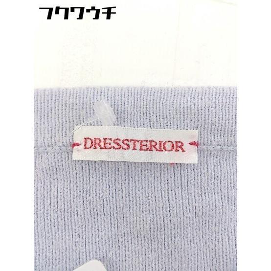 ◇ DRESSTERIOR ドレステリア コットン ニット Vネック 長袖 セーター サイズ38 パープル系 レディース_画像4