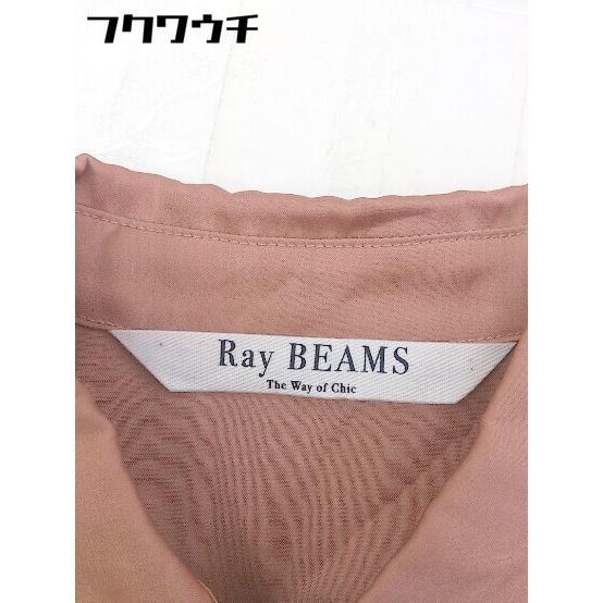 ◇ ◎ Ray BEAMS レイビームス 長袖 シャツ テラコッタ系 レディース_画像4