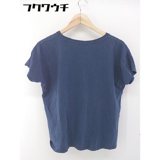 ◇ TESS テス ワッペン 半袖 Tシャツ カットソー サイズM ネイビー レディース_画像3