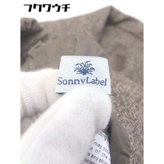 ◇ Sonny Label サニーレーベル URBAN RESEARCH ウエストゴム　 ワイド パンツ サイズF ベージュ　ブラウン レディース_画像4