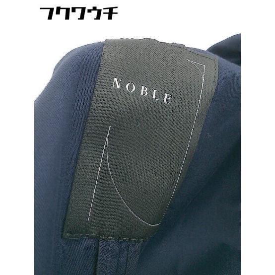 ◇ NOBLE ノーブル 長袖 コート サイズ38 ネイビー系 レディース_画像4