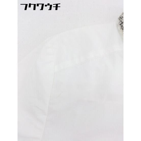 ◇ ◎ URBAN RESEARCH ROSSO ロッソ 装飾 ビジュー 長袖 シャツ ブラウス サイズ F ホワイト レディース_画像6
