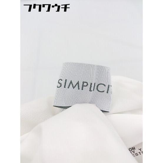 * Simplicitesimplisite. embroidery long sleeve blouse cut and sewn white lady's 