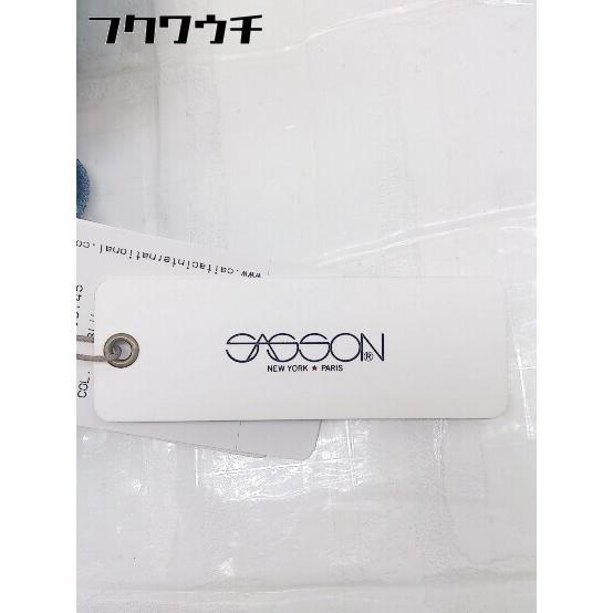 ◇ ◎ ●美品● SASSON サッソーン タグ付き 定価2.2万円 長袖 シャツ サイズM インディゴ レディース_画像8