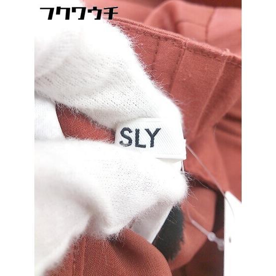◇ SLY スライ サイドジップ パンツ サイズ2 テラコッタ系 レディース_画像4