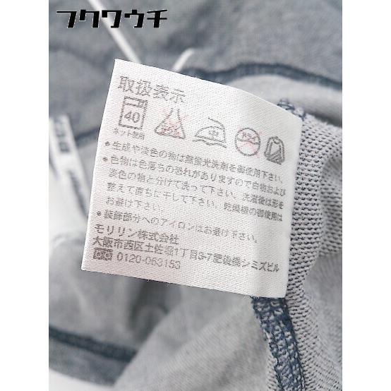 ◇ DUNLOP ダンロップ スナップボタン 半袖 ポロシャツ サイズM ネイビー系 レディース_画像6