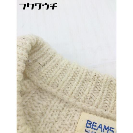 ◇ BEAMS BOY ビームス ボーイ ウール ニット 長袖 セーター ベージュ レディース_画像6