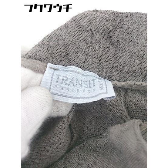 ◇ TRANSIT トランジット リネン混 イタリア製 パンツ サイズ1 グレー レディース_画像4