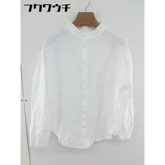◇ URBAN RESEARCH アーバンリサーチ バンドカラー 長袖 シャツ ブラウス サイズFree ホワイト レディースの画像2